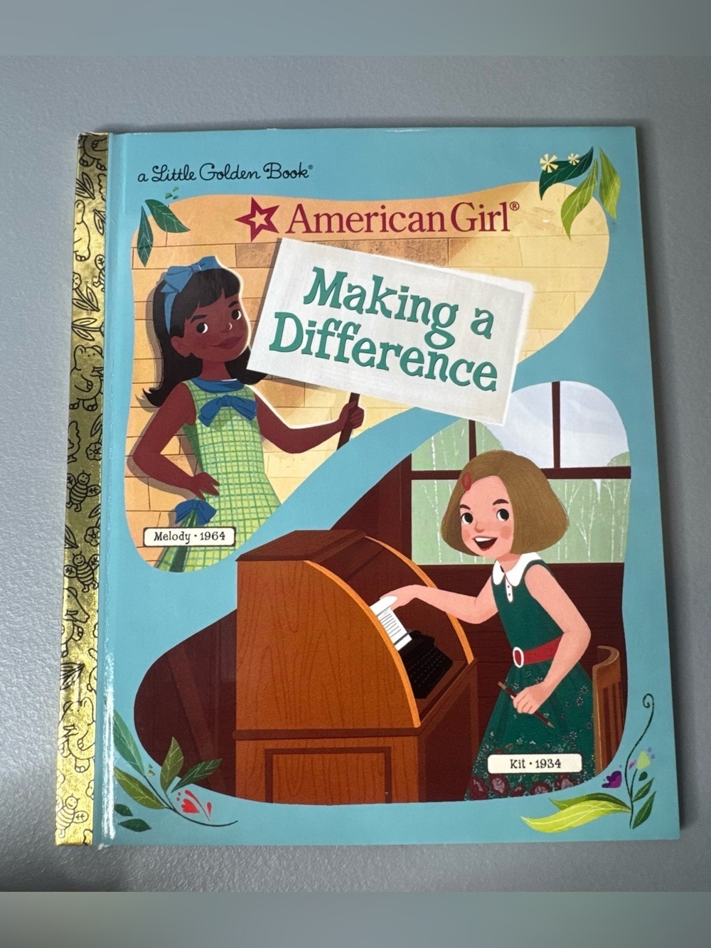 American Girl a Little Golden Book hardcover making a difference dolls girls
